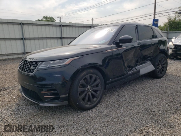 2018 Land Rover Range Rover Velar R-Dynamic SE z VIN SALYL2RV4JA718725, wystawiony jako Copart lot #59784795 z przebiegiem 81 909 mil mil oraz Szkoda całkowita • Salvage title. Historia ofert i sprzedaży dostępna na DreamBid. Obrazek 1.