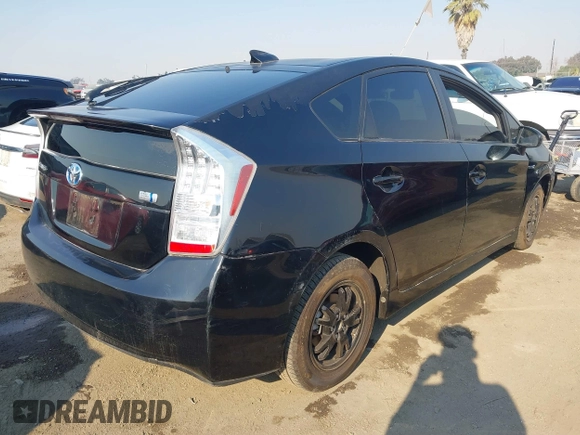 2011 Toyota Prius I with VIN JTDKN3DU0B1401019, listed as a IAAI auction lot 41218728 with 180,039 mi miles and . Bid and sale history available at DreamBid. Image 4.