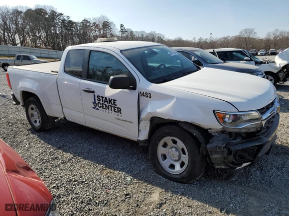 2021 Chevrolet Colorado 2WD Work Truck with VIN 1GCHSBEA8M1123510, listed as a Copart auction lot 44072905 with 88,515 mi miles and Salvage Title. Bid and sale history available at carsss.com. Image 4.