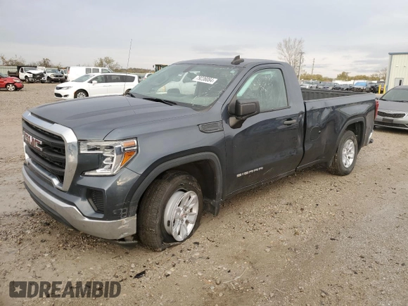 2020 GMC Sierra 1500 with VIN 3GTN8AEF1LG323667, listed as a Copart auction lot 79236084 with 91,792 mi miles and Clean Title. Bid and sale history available at DreamBid. Image 1.