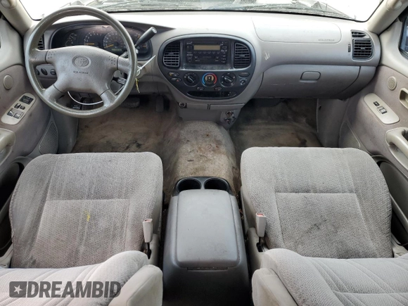 2002 Toyota Tundra SR5 with VIN 5TBRN34112S273454, listed as a Copart auction lot 51964255 with 259,162 mi miles and Salvage Title. Bid and sale history available at DreamBid. Image 8.