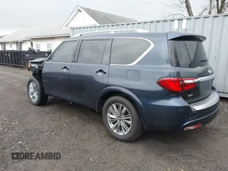 2021 Infiniti QX80 Luxe with VIN JN8AZ2AE1M9272448, listed as a IAAI auction lot 41661947 with 60,183 mi miles and . Bid and sale history available at DreamBid. Image 3.