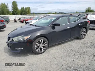2016 Nissan Maxima SL with VIN 1N4AA6AP1GC432336, listed as a Copart auction lot 60736805 with 172,201 mi miles and Salvage title. Bid and sale history available at DreamBid. Image 1.