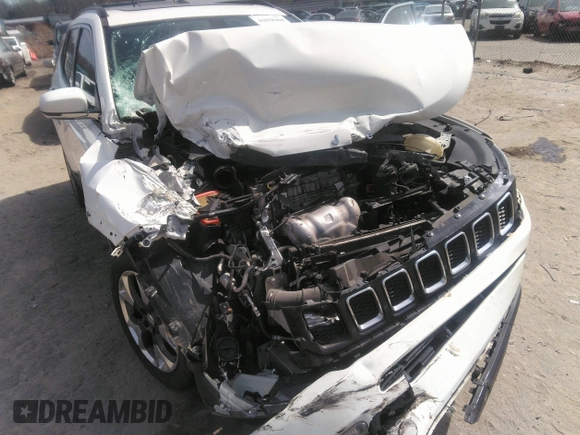 2017 Jeep Compass Limited z VIN 3C4NJDCBXHT641050, wystawiony jako IAAI lot #41838264 z przebiegiem 125 448 mil mil oraz . Historia ofert i sprzedaży dostępna na DreamBid. Obrazek 6.