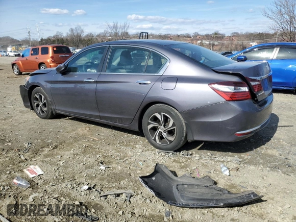 2017 Honda Accord Sedan LX with VIN 1HGCR2F34HA072522, listed as a Copart auction lot 47214295 with 237,702 mi miles and Salvage Title. Bid and sale history available at carsss.com. Image 2.