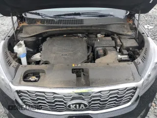 2020 Kia Sorento EX V6 with VIN 5XYPH4A5XLG704651, listed as a Copart auction lot 46155975 with 57,605 mi miles and Salvage Title. Bid and sale history available at carsss.com. Image 12.