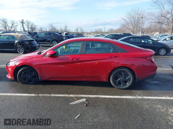 2023 Hyundai Elantra SEL with VIN KMHLM4AG9PU522161, listed as a IAAI auction lot 41738537 with 30,035 mi miles and . Bid and sale history available at DreamBid. Image 14.