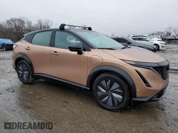 2023 Nissan ARIYA Platinum+ z VIN JN1DF0CD8PM703933, wystawiony jako Copart lot #44105585 z przebiegiem 4 348 mil mil oraz Szkoda całkowita • Salvage title. Historia ofert i sprzedaży dostępna na DreamBid. Obrazek 4.
