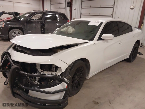 2019 Dodge Charger Police with VIN 2C3CDXKT7KH600454, listed as a IAAI auction lot 41556705 with NaN miles. Bid and sale history available at carsss.com. Image 16.