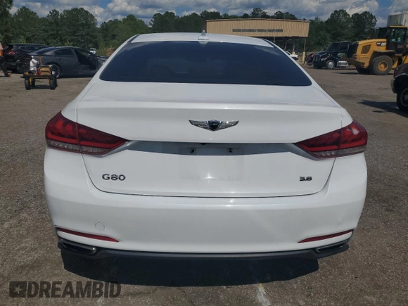 2017 Genesis G80 3.8L z VIN KMHGN4JE6HU210152, wystawiony jako Copart lot #56148105 z przebiegiem 114 821 mil mil oraz Szkoda całkowita • Salvage title. Historia ofert i sprzedaży dostępna na DreamBid. Obrazek 6.