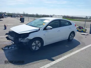 2019 Hyundai Ioniq Blue with VIN KMHC65LCXKU166533, listed as a IAAI auction lot 42090460 with 109,703 mi miles and . Bid and sale history available at DreamBid. Image 17.