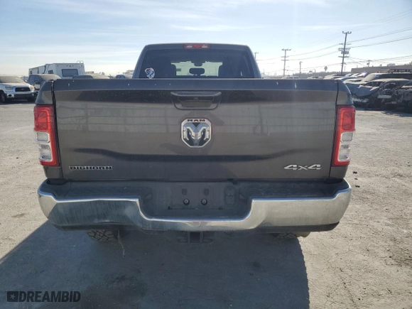 2020 Ram 2500 Big Horn with VIN 3C6UR5JL6LG188009, listed as a Copart auction lot 85455224 with 21,744 mi miles and Clean Title. Bid and sale history available at carsss.com. Image 6.