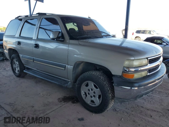 2005 Chevrolet Tahoe LS with VIN 1GNEC13V85R155366, listed as a Copart auction lot 60328405 with 421,272 mi miles and Salvage title. Bid and sale history available at DreamBid. Image 4.
