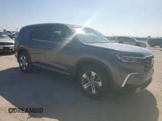 2025 Honda Pilot EX-L with VIN 5FNYG2H46SB013146, listed as a Copart auction lot 45652675 with 201 mi miles and Non Repairable. Bid and sale history available at carsss.com. Image 4.