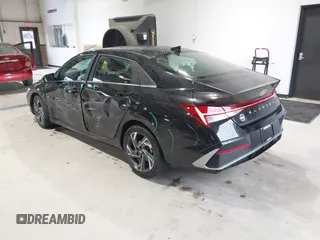 2024 Hyundai Elantra SEL with VIN KMHLS4DGXRU647500, listed as a IAAI auction lot 42337385 with 36,110 mi miles and . Bid and sale history available at DreamBid. Image 3.