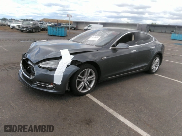 2014 Tesla Model S 60 with VIN 5YJSA1S10EFP32851, listed as a IAAI auction lot 41730746 with 91,657 mi miles and . Bid and sale history available at DreamBid. Image 19.