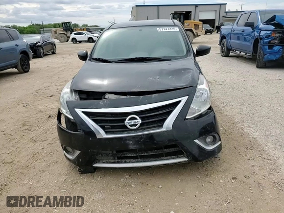 2017 Nissan Versa SV with VIN 3N1CN7AP8HL817396, listed as a Copart auction lot 51147225 with 118,177 mi miles and Salvage title. Bid and sale history available at DreamBid. Image 11.