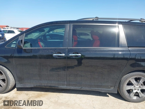 2013 Toyota Sienna SE with VIN 5TDXK3DC9DS359655, listed as a IAAI auction lot 42078705 with 159,101 mi miles and . Bid and sale history available at DreamBid. Image 15.