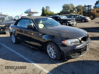 2010 BMW 1 Series 128i with VIN WBAUN1C56AVH82146, listed as a Copart auction lot 79296544 with 79,976 mi miles and Salvage title. Bid and sale history available at DreamBid. Image 4.