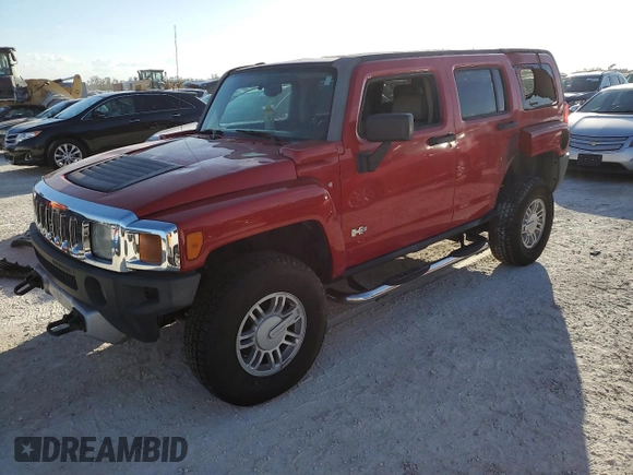 2008 Hummer H3 SUV with VIN 5GTEN13E488111242, listed as a Copart auction lot 78488954 with 0 mi miles and Salvage Title. Bid and sale history available at carsss.com. Image 1.