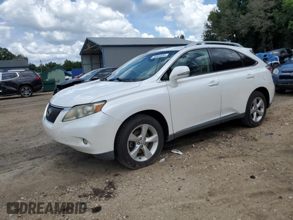 2011 Lexus RX 350 with VIN 2T2ZK1BA8BC059105, listed as a Copart auction lot 60854855 with 181,391 mi miles and Salvage title. Bid and sale history available at DreamBid. Image 1.