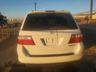 2005 Honda Odyssey EX z VIN 5FNRL38475B006619, wystawiony jako Copart lot #85041494 z przebiegiem Nie podano mil oraz Szkoda całkowita • Salvage title. Historia ofert i sprzedaży dostępna na DreamBid. Obrazek 6.
