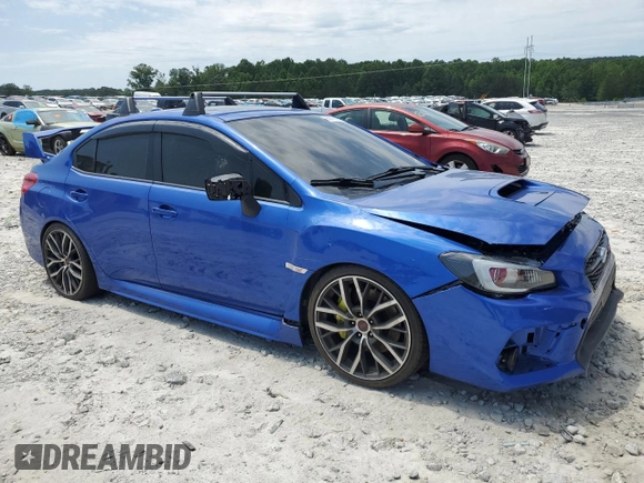 2020 Subaru WRX STI Limited with VIN JF1VA2Y63L9822353, listed as a Copart auction lot 58275065 with 48,484 mi miles and Clean title. Bid and sale history available at DreamBid. Image 4.