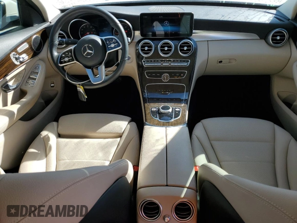 2019 Mercedes-Benz C 300 with VIN 55SWF8DB0KU304290, listed as a Copart auction lot 89271205 with 16,230 mi miles and Salvage Title. Bid and sale history available at DreamBid. Image 8.