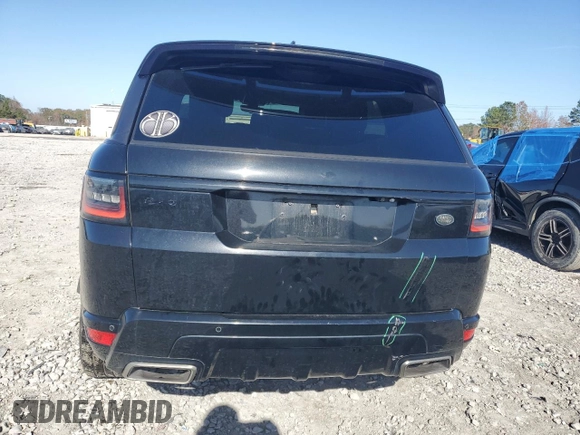 2018 Land Rover Range Rover Sport with VIN SALWR2RE7JA185792, listed as a Copart auction lot 85080224 with 117,990 mi miles and Salvage Title. Bid and sale history available at carsss.com. Image 6.