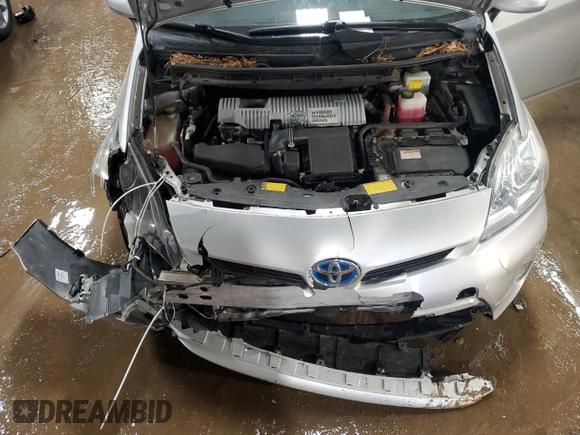 2014 Toyota Prius Four with VIN JTDKN3DU2E1757430, listed as a Copart auction lot 49636195 with 136,818 mi miles and Salvage Title. Bid and sale history available at carsss.com. Image 11.