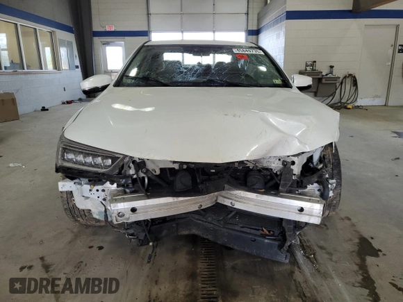 2019 Acura TLX with VIN 19UUB2F30KA000619, listed as a Copart auction lot 45849735 with 0 mi miles and Salvage Title. Bid and sale history available at carsss.com. Image 5.