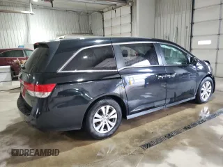 2016 Honda Odyssey EX-L with VIN 5FNRL5H63GB153195, listed as a Copart auction lot 53868175 with 142,597 mi miles and Salvage Title. Bid and sale history available at carsss.com. Image 3.