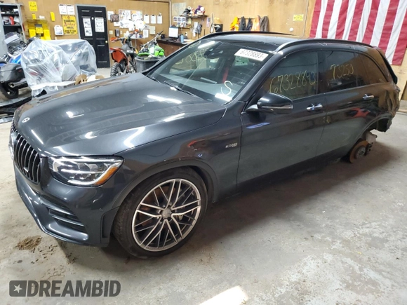 2021 Mercedes-Benz GLC with VIN W1N0G6EB5MF900672, listed as a Copart auction lot 67328893 with 73,250 mi miles and Clean Title. Bid and sale history available at carsss.com. Image 1.