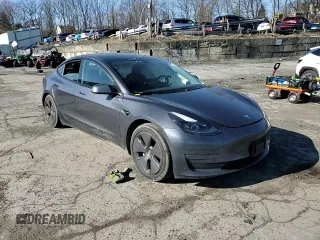 2021 Tesla Model 3 Long Range with VIN 5YJ3E1EB0MF055540, listed as a Copart auction lot 52463345 with 59,206 mi miles and Salvage Title. Bid and sale history available at DreamBid. Image 10.