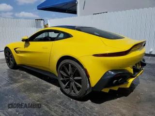 2019 Aston Martin Vantage z VIN SCFSMGAW6KGN01897, wystawiony jako Copart lot #51802505 z przebiegiem Nie podano mil oraz Szkoda całkowita • Salvage title. Historia ofert i sprzedaży dostępna na DreamBid. Obrazek 2.
