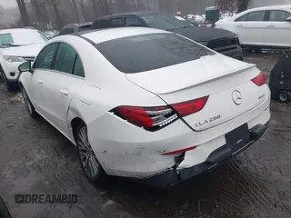 2020 Mercedes-Benz CLA with VIN W1K5J4HB6LN099128, listed as a IAAI auction lot 41551450 with 39,660 mi miles. Bid and sale history available at carsss.com. Image 3.