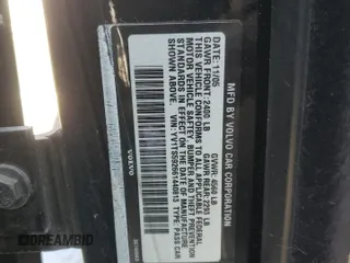 2006 Volvo S80 with VIN YV1TS592661440813, listed as a Copart auction lot 47767975 with 138,851 mi miles and Salvage title. Bid and sale history available at DreamBid. Image 12.