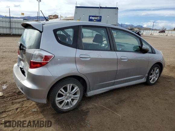 2010 Honda Fit Sport with VIN JHMGE8G41AC033885, listed as a Copart auction lot 49793605 with 114,910 mi miles and Salvage title. Bid and sale history available at DreamBid. Image 3.