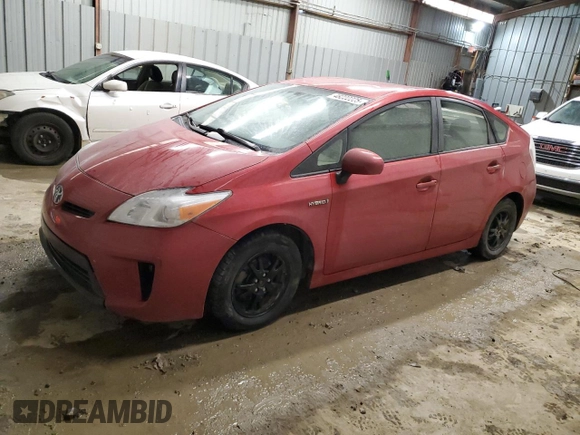 2012 Toyota Prius One with VIN JTDKN3DU0C1587419, listed as a Copart auction lot 48222225 with 134,452 mi miles and Salvage Title. Bid and sale history available at DreamBid. Image 1.