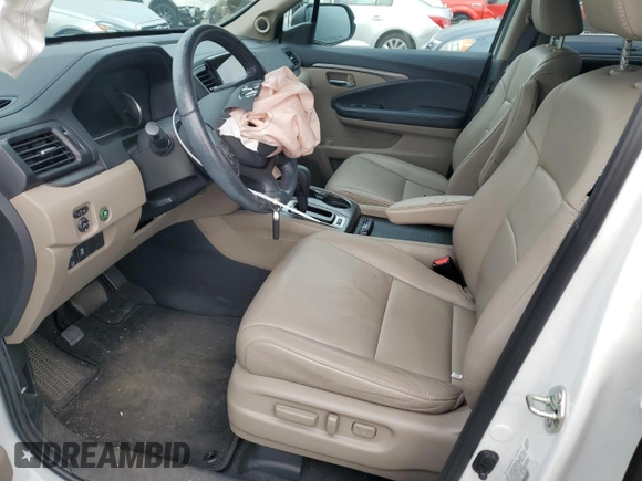 2020 Honda Pilot EX-L с VIN 5FNYF5H5XLB025072, выставлен на аукционе Copart как лот 53275905 с пробегом 34 258 миль миль и Списание • Salvage title. История ставок и продаж доступна на DreamBid. Изображение 7.