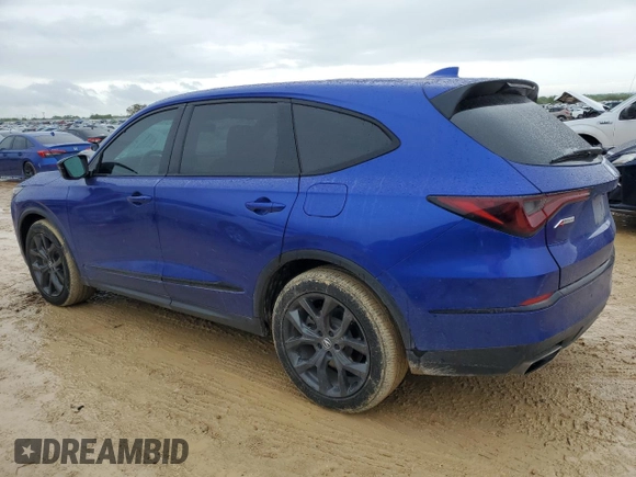2022 Acura MDX w/A-Spec Package с VIN 5J8YE1H07NL013091, выставлен на аукционе Copart как лот 50759465 с пробегом 51 471 миль миль и Чистый • Clean title. История ставок и продаж доступна на DreamBid. Изображение 2.