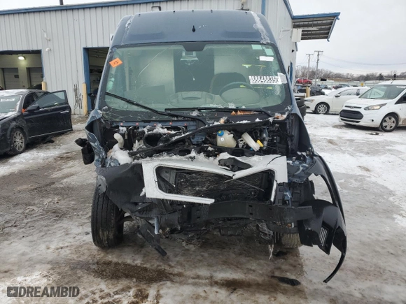 2021 Ram ProMaster Cargo Van with VIN 3C6FRVJG8ME500856, listed as a Copart auction lot 88848835 with 0 mi miles and Clean Title. Bid and sale history available at carsss.com. Image 5.