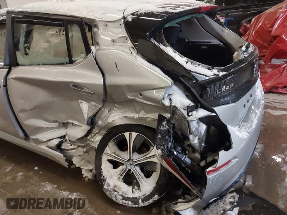 2022 Nissan LEAF SV Plus with VIN 1N4BZ1CV3NC552390, listed as a IAAI auction lot 41600705 with 28,931 mi miles and . Bid and sale history available at DreamBid. Image 6.