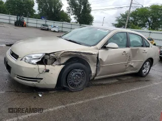 2008 Chevrolet Impala LS z VIN 2G1WB58K789266360, wystawiony jako Copart lot #60255005 z przebiegiem 109 420 mil mil oraz Szkoda całkowita • Salvage title. Historia ofert i sprzedaży dostępna na DreamBid. Obrazek 1.