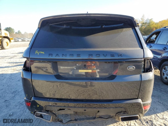 2019 Land Rover Range Rover Sport HST with VIN SALWS2SU9KA866463, listed as a Copart auction lot 78053824 with 29,828 mi miles and Salvage Title. Bid and sale history available at carsss.com. Image 6.