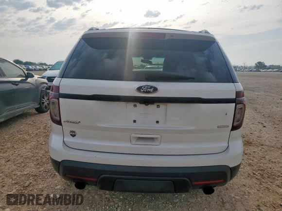 2013 Ford Explorer Sport with VIN 1FM5K8GT1DGB76935, listed as a Copart auction lot 57262655 with 162,325 mi miles and Salvage title. Bid and sale history available at DreamBid. Image 6.