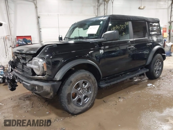 2023 Ford Bronco with VIN 1FMEE5BP1PLB34406, listed as a IAAI auction lot 41270327 with 25,536 mi miles. Bid and sale history available at carsss.com. Image 17.