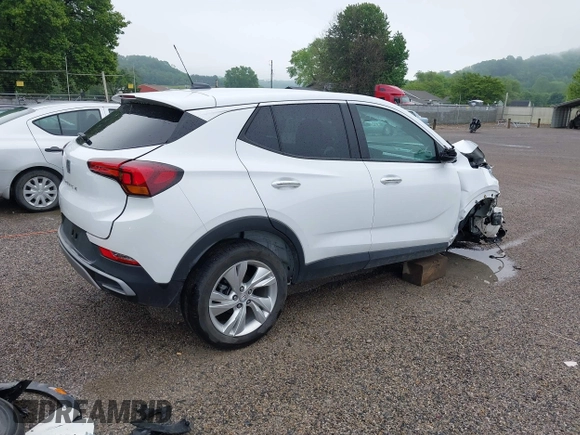 2024 Buick Encore GX Preferred with VIN KL4AMBS23RB135598, listed as a IAAI auction lot 42266362 with 10,478 mi miles and . Bid and sale history available at DreamBid. Image 4.