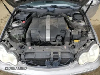 2003 Mercedes-Benz C 240 with VIN WDBRF61J73F423349, listed as a Copart auction lot 46162755 with 182,394 mi miles and Salvage title. Bid and sale history available at DreamBid. Image 11.