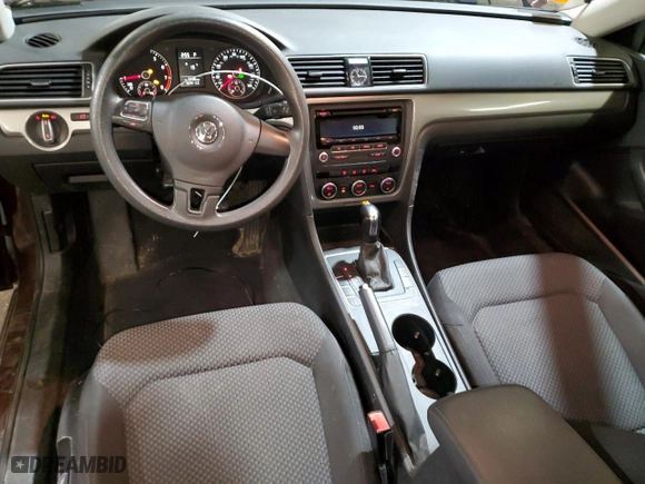 2012 Volkswagen Passat S w/Appearance with VIN 1VWAH7A30CC023227, listed as a Copart auction lot 45944815 with 147,507 mi miles and Salvage Title. Bid and sale history available at carsss.com. Image 8.